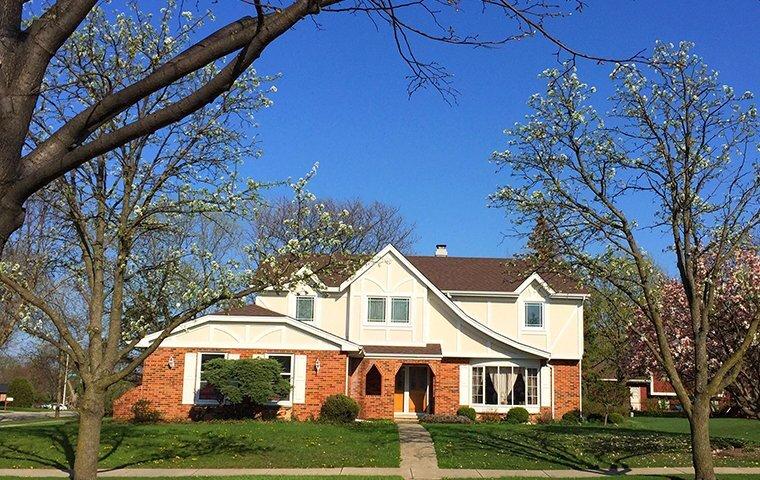 Large home in Eagle Mountain, Utah treated with pest protection.